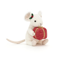 Thumbnail for Jellycat Merry Mouse Present