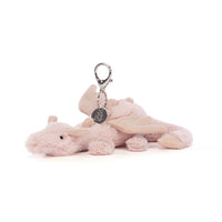 Thumbnail for Jellycat Rose Dragon Bag Charm