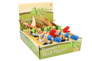 Keycraft Dinosaur Push Puppets