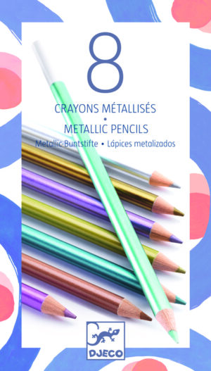 Djeco 8 metallic pencils