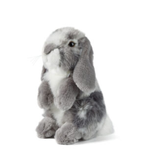 Keycraft Grey Sitting Lop Eared Rabbit