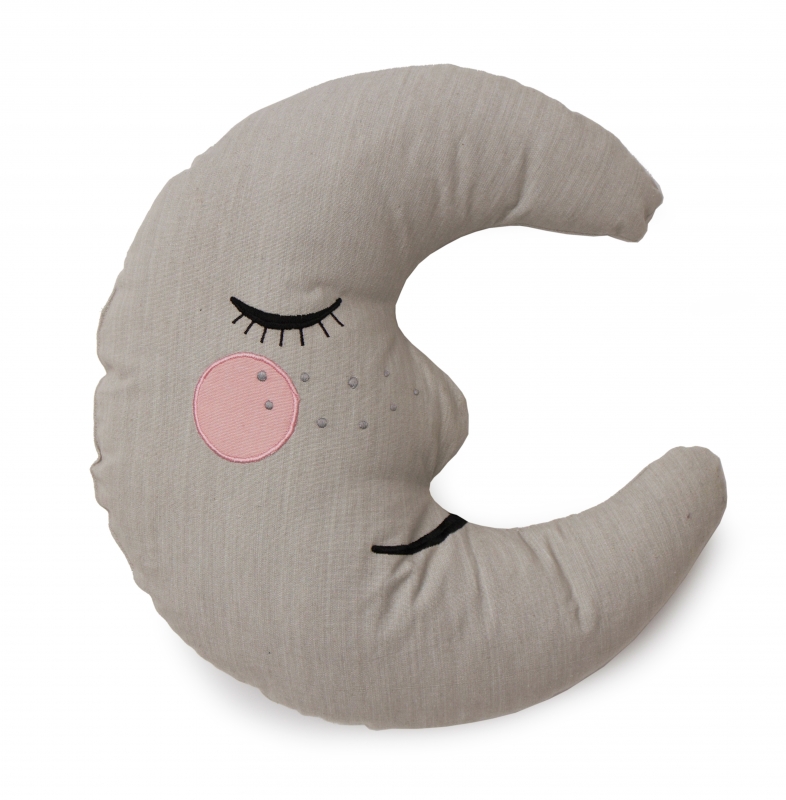 Roommate Moon Cushion Grey