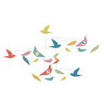 Djeco Paper Mobile: Multicolored birds - FSC MIX