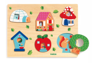 Djeco Relief Puzzle - Coucou-House