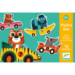 Djeco Puzzle Duo Racing Cars