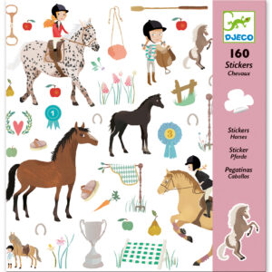 Djeco Stickers. horses