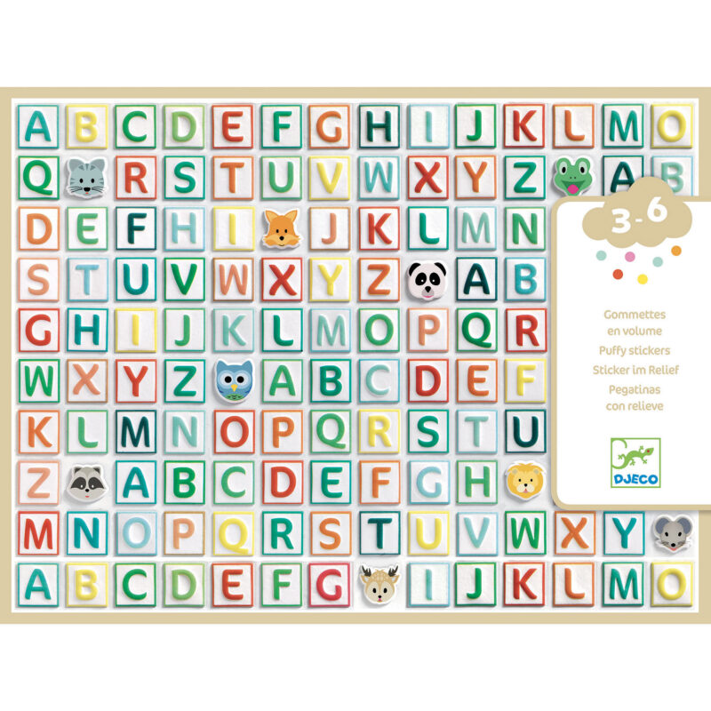 Djeco Alphabet stickers