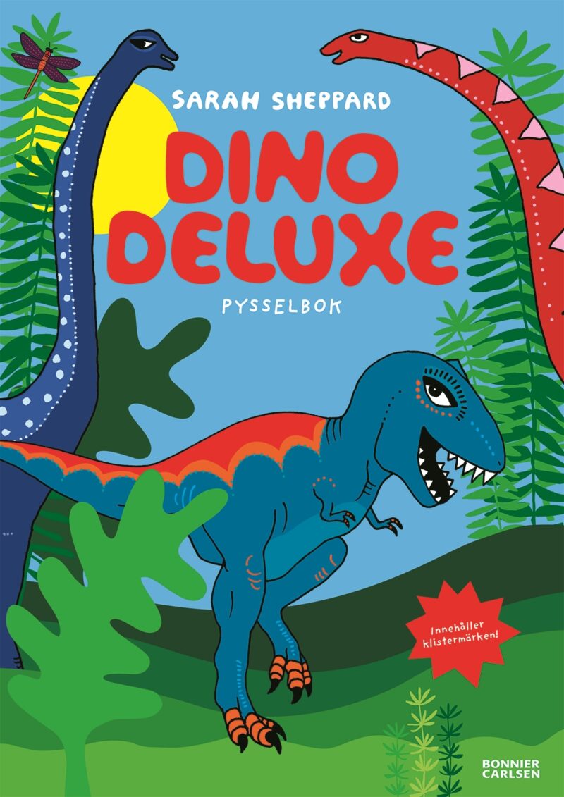 Bonnier Dino deluxe - pysselbok med klistermärken