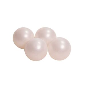 MeowBaby Plastbollar till bollhav vit pärla