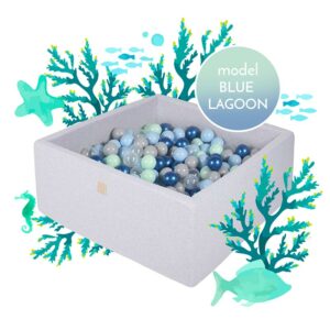 MeowBaby Blue Lagoon Bollhav i bomull med 250 bollar