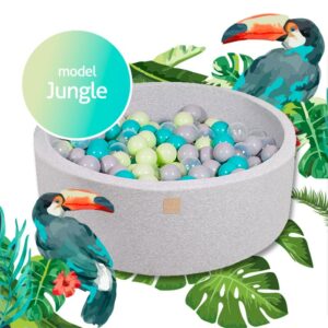 MeowBaby Jungle Bollhav i bomull med 250 bollar