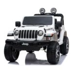 Azeno Jeep Wrangler Rubicon Vit Elbil för barn