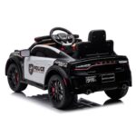 Azeno Dodge Charger SRT Hellcar Redeye Police Elbil för barn snett bakifrån