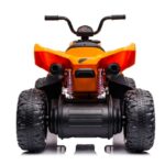 Azeno McLaren MX Orange Elfyrhjuling för barn, 4x12V bakifrån