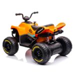 Azeno McLaren MX Orange Elfyrhjuling för barn, 4x12V snett från sidan