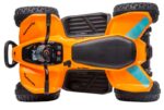 Azeno McLaren MX Orange Elfyrhjuling för barn, 4x12V ovanifrån