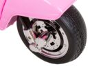 Azeno Vespa PX150 Rosa elmotorcykel för barn bild på däcken