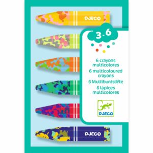 Djeco 6 Multicoloured Crayons