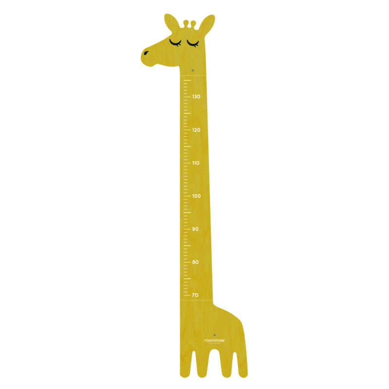 Roommate Growth Chart Giraffe - Ochre