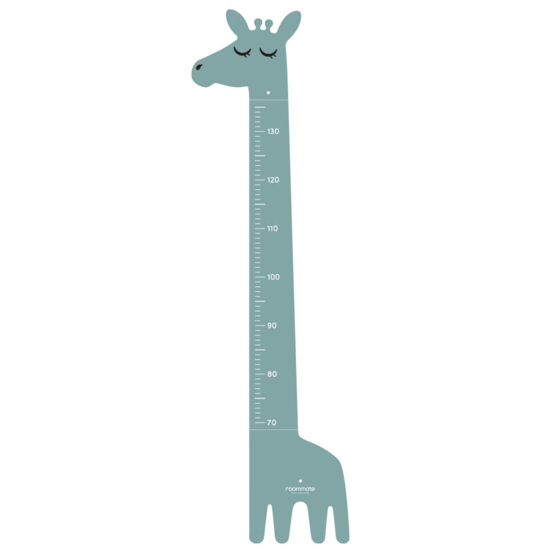 Roommate Growth Chart Giraffe- Sea Grey