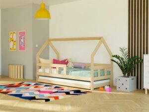 Benlemi Fence Hussäng med sidoskydd miljöbild med säng