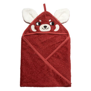 Roommate Hooded Towel - RED PANDA