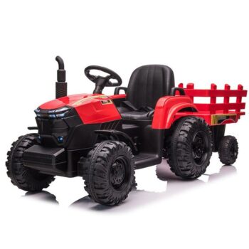 Azeno Farmer Powermax Röd Eltraktor för barn, 24V