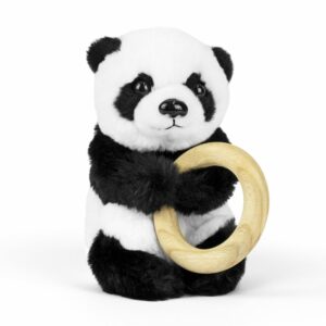Keycraft Panda Baby With Teething Ring