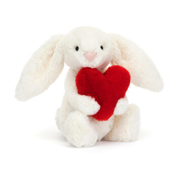 Jellycat Bashful Red Love Heart Bunny Little (Small)