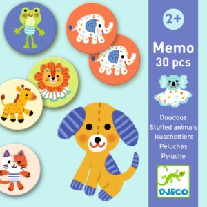 Djeco Memo Stuffed Animals - FSC MIX